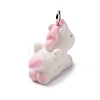 Flocky Anima Resin Pendants with Platinum Iron Loop FIND-S001-13C-2