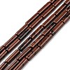Natural Mahogany Obsidian Beads Strands G-F247-48-1