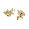 Brass Micro Pave Cubic Zirconia Pendants KK-I358-065G-02-2