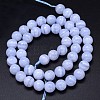 Grade AA Natural Blue Lace Agate Beads Strands G-F222-30-4mm-6