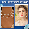 150G Acrylic Imitation Pearl Pendants OACR-SP0001-55-4
