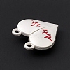Love Heart Alloy Magnetic Clasps FIND-C013-01C-3
