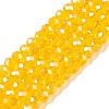 Electroplate Glass Beads Strands EGLA-A044-T4mm-A05-1
