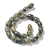 Tibetan Style dZi Beads Strands TDZI-E005-01G-4