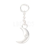 925 Sterling Silver Clear Cubic Zirconia Tassel Pendants STER-A032-04B-S-1