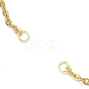 3Pcs 3 Colors Adjustable Stainless Steel Cable Chain Slider Bracelet Making AJEW-JB01230-3