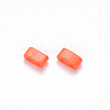 2-Hole Baking Painted Glass Seed Beads SEED-S031-M-406-2