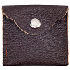 1Pc Square Leather Ring Storage Bags with Snap Button ABAG-CL0001-23-7