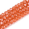 Baking Paint Glass Beads Strands DGLA-N015-4mm-04-1
