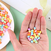 Opaque Acrylic Beads MACR-YW0001-18F-6