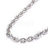 6Pcs 3 Style 304 Stainless Steel Cable Chain Jewelry Making Sets MAK-LS0001-01P-3