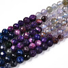 Natural & Synthetic Mixed Gemstone Beads Strands G-D080-A01-02-04-4
