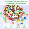 20Pcs Mushroom Silicone Focal Beads JX901B-5