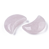 Moon Shape Natural Pink Quartz Healing Crystal Pocket Palm Stones X-G-T132-001J-2