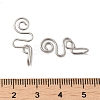 316 Surgical Stainless Steel Clip on Nose Rings STAS-P336-09H-P-3
