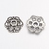 Tibetan Silver Fancy Bead Caps X-AA0502-2