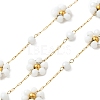 Handmade 304 Stainless Steel Beaded Chains CHS-L031-08G-02-1