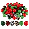 Painted Natural Wood Beads WOOD-SZ0001-08-1