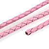 Braided Cowhide Leather Cord NWIR-N005-01D-3mm-3