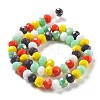 Glass Beads Strands EGLA-A034-M8mm-43-4