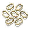 Opaque Spray Painted Acrylic Linking Rings OACR-S021-65A-B02-1