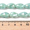 Opaque Solid Color Electroplate Glass Beads Strands EGLA-N013-P8mm-B14-4