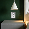 ABS Plastic Receptacle Outlet Wall Plate AJEW-WH0410-464A-02-4