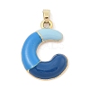 Alloy Enamel Pendants ENAM-S023-01G-C-2