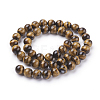 Natural Tiger Eye Beads Strands G-G099-8mm-4-2