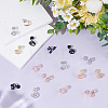 8 Pairs 4 Colors Alloy Cuff Earrings EJEW-UN0003-15-2