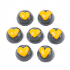 Opaque Resin Enamel Cabochons CRES-N031-014-2