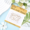 20Pcs Brass Earring Hooks KK-BBC0024-44-6