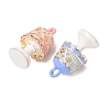 Alloy Enamel Pendants AL-CBA90C6-04-2