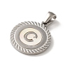 304 Stainless Steel Pendants STAS-I204-C-P-2