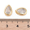 Brass Cubic Zirconia Beads KK-C051-60G-05-3