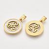 201 Stainless Steel Pendants STAS-N089-63G-2