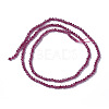 Natural Red Corundum/Ruby Beads Strands G-F596-11-2mm-2
