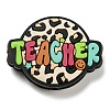 Teachers' Day Silicone Focal Beads SIL-A005-02B-1