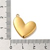304 Stainless Steel Pendant Cabochon Settings For Enamel STAS-D013-01C-G-3