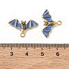 304 Stainless Steel Enamel Pendants STAS-L316-23G-09-3