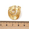 304 Stainless Steel Cuff Open Rings for Women RJEW-H255-01G-05-5