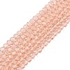 Glass Beads Strands EGLA-A044-T1mm-D21-1
