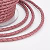 Eco-Friendly Braided Leather Cord OCOR-L035-3mm-E13-3