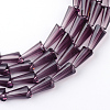 Transparent Glass Bead Strands GLAA-R170-6x12-01K-1