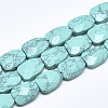 Synthetic Turquoise Beads Strands G-T122-01R-1