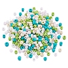 Opaque Glass Round Seed Beads GLAA-TAC0025-07A-03-1-1