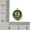 Alloy Enamel Charms ENAM-T010-07H-3