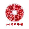 1Box ABS Plastic Imitation Pearl Dome Cabochons SACR-JP0001-01-1