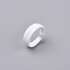 Spray Painted Alloy Cuff Rings RJEW-T011-28F-RS-2