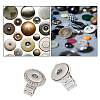 4Pcs 4 Style Crystal Interchangeable Snap Stretch Rings Settings RJEW-DR0001-01-7